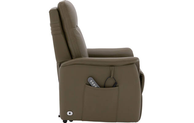 Goossens relaxstoel troyes groen leer - 8234735-goossens-troyes-fauteuil-leer-04