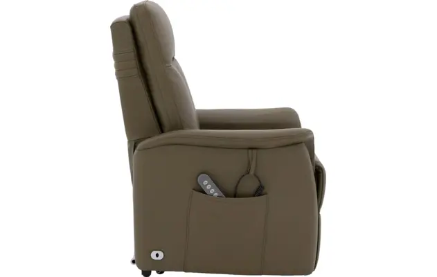 Goossens relaxstoel troyes groen leer - 8234735-goossens-troyes-fauteuil-leer-04