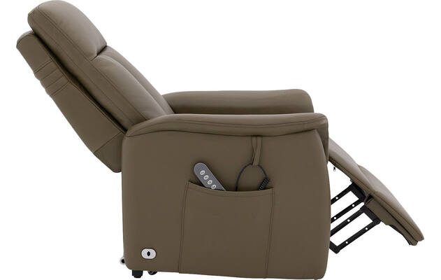 Goossens relaxstoel troyes groen leer - 8234735-goossens-troyes-fauteuil-leer-06