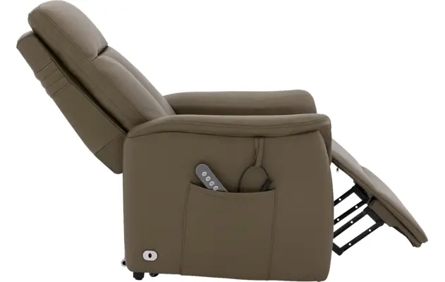 Goossens relaxstoel troyes groen leer - 8234735-goossens-troyes-fauteuil-leer-06