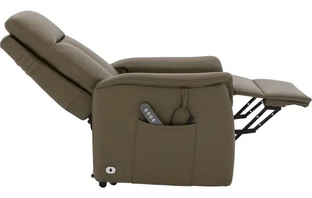 Goossens relaxstoel troyes groen leer - 8234735-goossens-troyes-fauteuil-leer-07