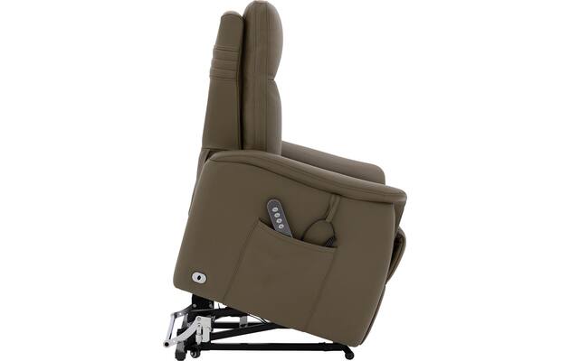 Goossens relaxstoel troyes groen leer - 8234735-goossens-troyes-fauteuil-leer-08
