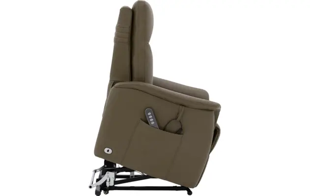 Goossens relaxstoel troyes groen leer - 8234735-goossens-troyes-fauteuil-leer-08