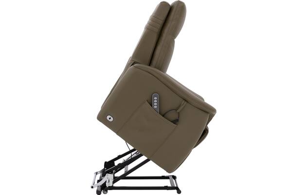 Goossens relaxstoel troyes groen leer - 8234735-goossens-troyes-fauteuil-leer-09