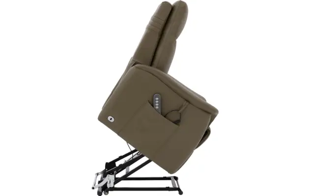 Goossens relaxstoel troyes groen leer - 8234735-goossens-troyes-fauteuil-leer-09