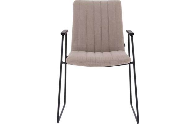 Goossens eetkamerstoel manta beige stof - 8234765-goossens-manta-eetkamerstoel-stof-bruin-03