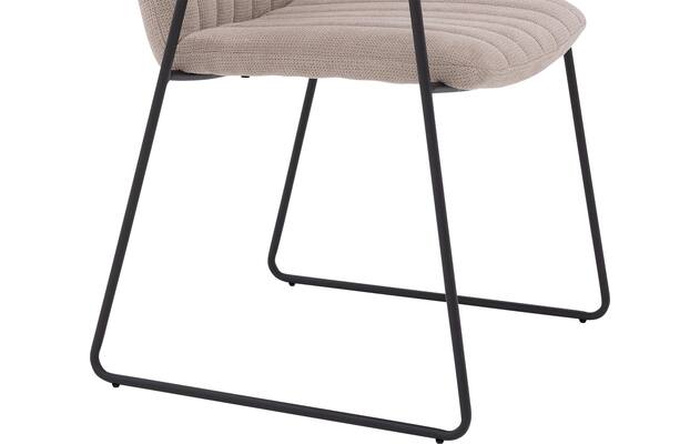 Goossens eetkamerstoel manta beige stof - 8234765-goossens-manta-eetkamerstoel-stof-bruin-06
