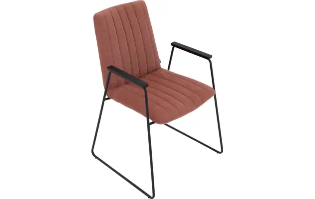 Goossens eetkamerstoel manta roze stof - 8234766-goossens-manta-eetkamerstoel-stof-roze-05