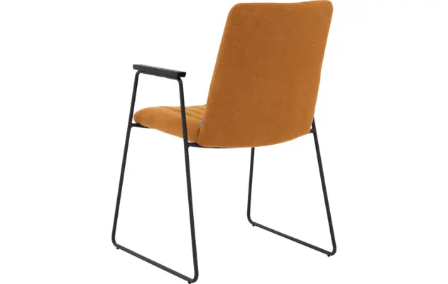 Goossens eetkamerstoel manta geel stof - 8234767-goossens-manta-eetkamerstoel-stof-geel-02