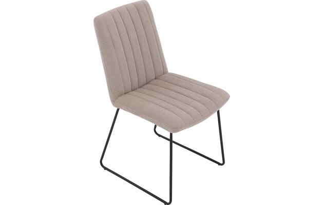 Goossens eetkamerstoel manta beige stof - 8234769-goossens-manta-eetkamerstoel-stof-bruin-05