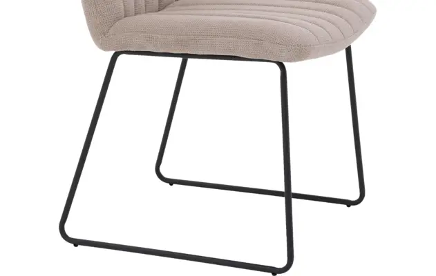 Goossens eetkamerstoel manta beige stof - 8234769-goossens-manta-eetkamerstoel-stof-bruin-06