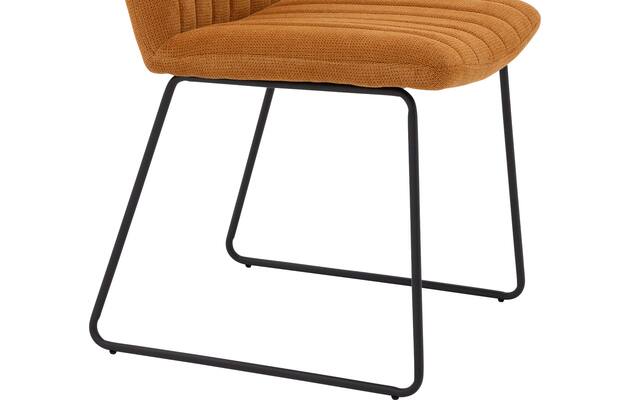Goossens eetkamerstoel manta geel stof - 8234771-goossens-manta-eetkamerstoel-stof-geel-06