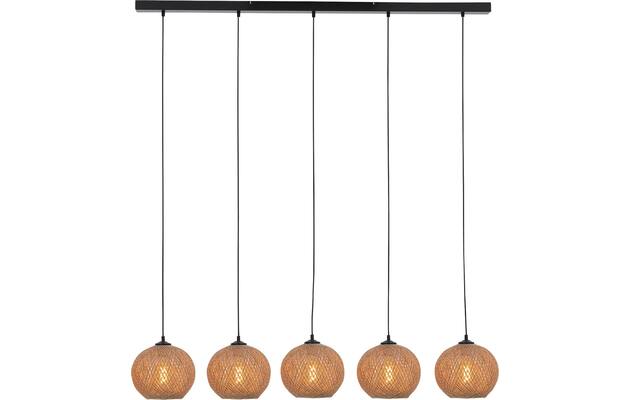 Goossens hanglamp noanne bruin touw - 8234784-goossens-noanne-e27-max-18-watt-01
