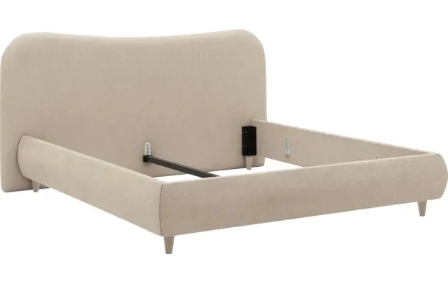 Goossens bedframe pecaro beige stof - 8234796-goossens-pecaro-bedframe-stof-06