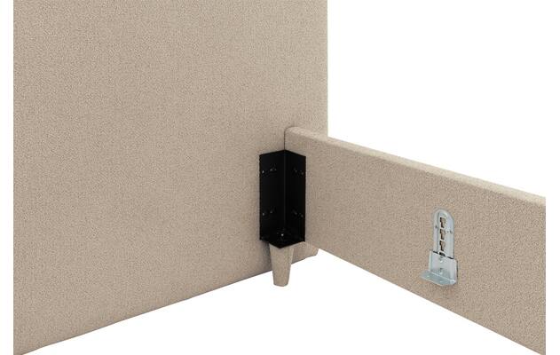 Goossens bedframe pecaro beige stof - 8234796-goossens-pecaro-bedframe-stof-08