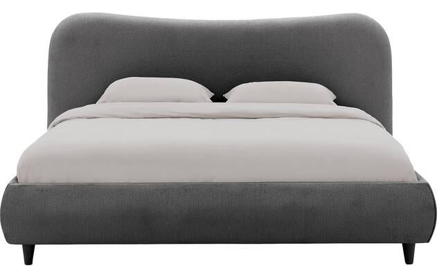Goossens bedframe pecaro grijs stof - 8234797-goossens-pecaro-bedframe-stof-02