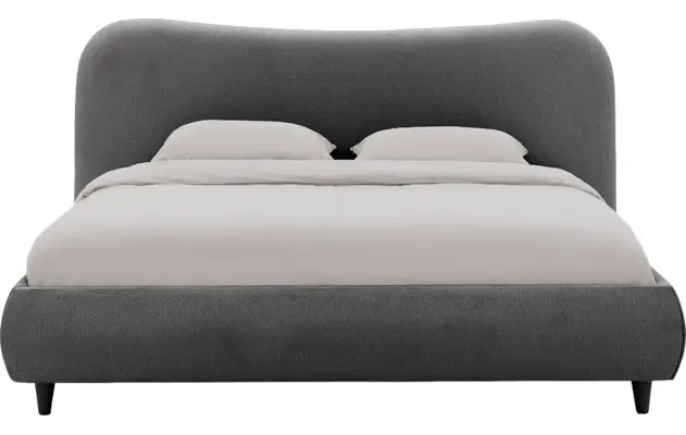 Goossens bedframe pecaro grijs stof - 8234797-goossens-pecaro-bedframe-stof-02