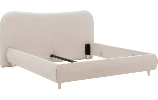 Goossens bedframe pecaro beige stof - 8234798-goossens-pecaro-bedframe-stof-06