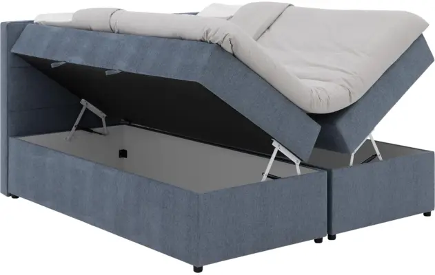 Goossens basic boxspring compleet store storage box blauw stof - 8234799-goossens-basic-store-storage-box-boxspring-compleet-stof-02