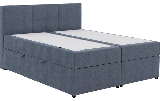 Goossens basic boxspring compleet store storage box blauw stof - 8234799-goossens-basic-store-storage-box-boxspring-compleet-stof-06