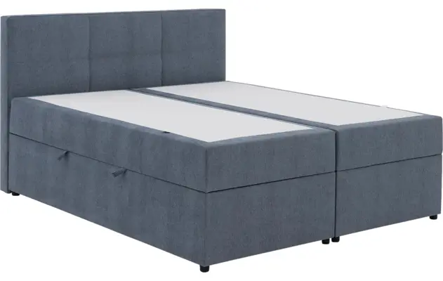 Goossens basic boxspring compleet store storage box blauw stof - 8234799-goossens-basic-store-storage-box-boxspring-compleet-stof-06