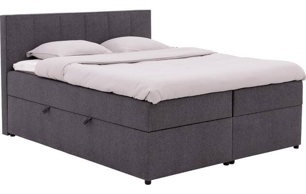 Goossens basic boxspring compleet store storage box grijs stof - 8234801-goossens-basic-store-storage-box-boxspring-compleet-stof-01