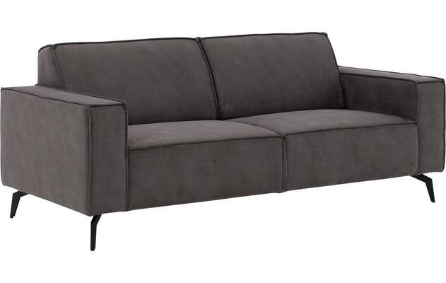Goossens zitbank hercules grijs microvezel - 8235065-goossens-hercules-bank-microvezel-grijs-02