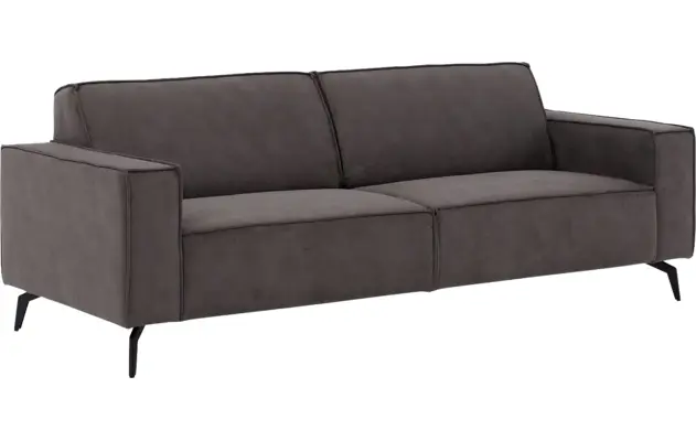 Goossens zitbank hercules grijs microvezel - 8235069-goossens-hercules-bank-microvezel-grijs-02