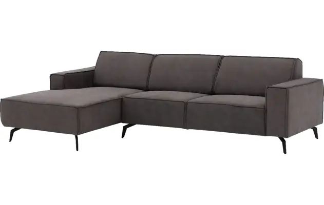 Goossens loungebank hercules grijs microvezel - 8235071-goossens-hercules-bank-microvezel-grijs-02
