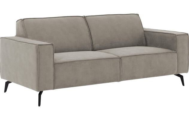 Goossens zitbank hercules grijs microvezel - 8235074-goossens-hercules-bank-microvezel-grijs-02