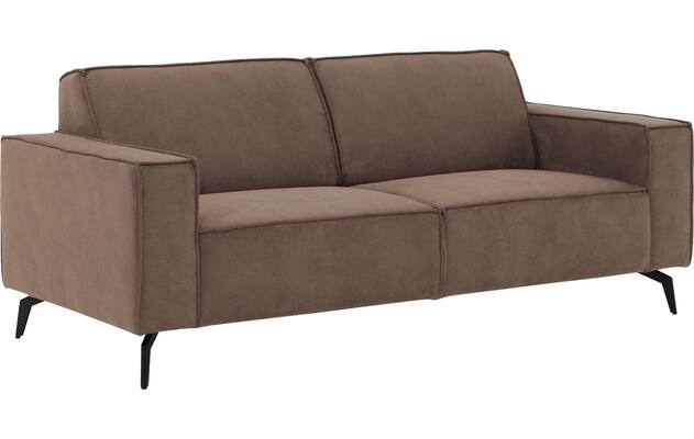 Goossens zitbank hercules bruin microvezel - 8235075-goossens-hercules-bank-microvezel-bruin-02