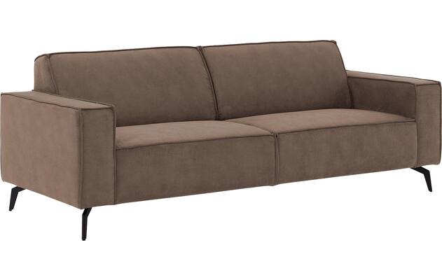 Goossens zitbank hercules bruin microvezel - 8235083-goossens-hercules-bank-microvezel-bruin-02
