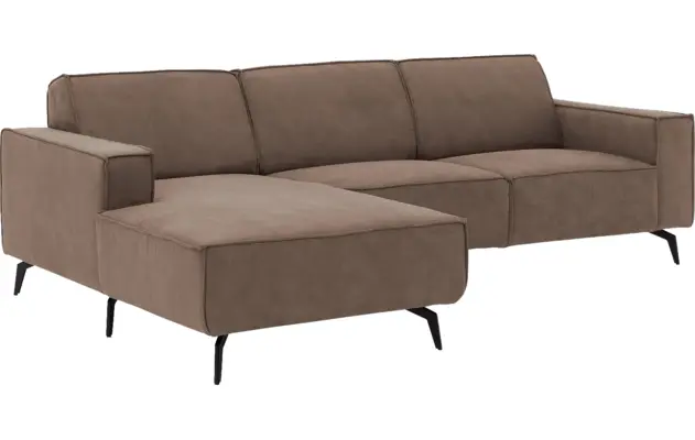 Goossens loungebank hercules bruin microvezel - 8235094-goossens-hercules-bank-microvezel-bruin-04