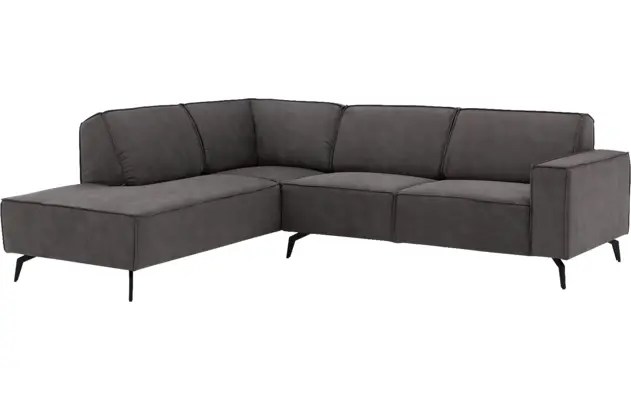 Goossens hoekbank hercules grijs microvezel - 8235121-goossens-hercules-bank-microvezel-grijs-02