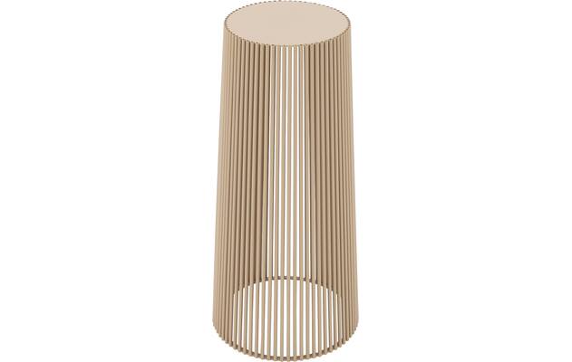 Goossens excellent zuil rosa beige metaal - 8235200-goossens-excellent-rosa-kleinmeubel-metaal-02