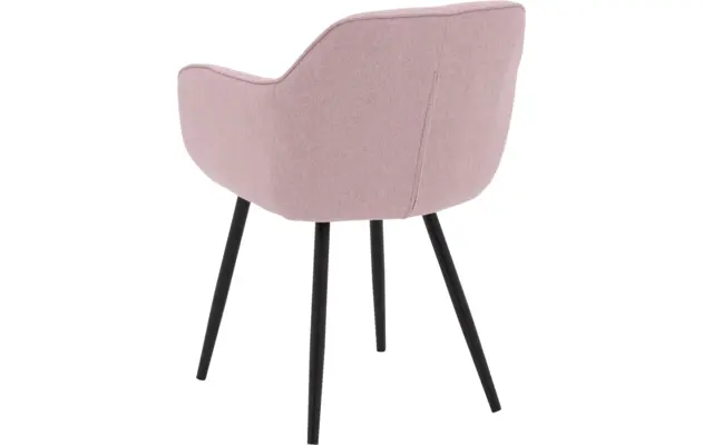 Goossens basic eetkamerstoel lize roze stof - 8235235-goossens-basic-lize-eetkamerstoel-stof-roze-02
