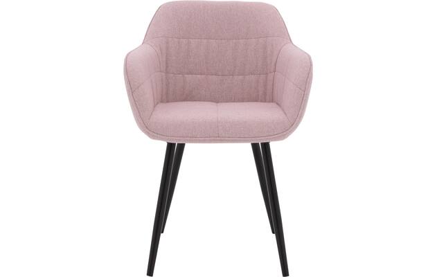 Goossens basic eetkamerstoel lize roze stof - 8235235-goossens-basic-lize-eetkamerstoel-stof-roze-04