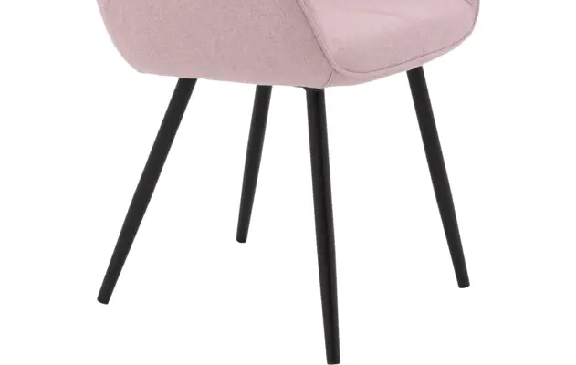 Goossens basic eetkamerstoel lize roze stof - 8235235-goossens-basic-lize-eetkamerstoel-stof-roze-06
