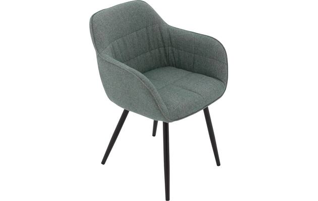 Goossens basic eetkamerstoel lize groen stof - 8235236-goossens-basic-lize-eetkamerstoel-stof-groen-05