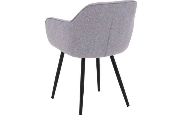 Goossens basic eetkamerstoel lize grijs stof - 8235237-goossens-basic-lize-eetkamerstoel-stof-grijs-02