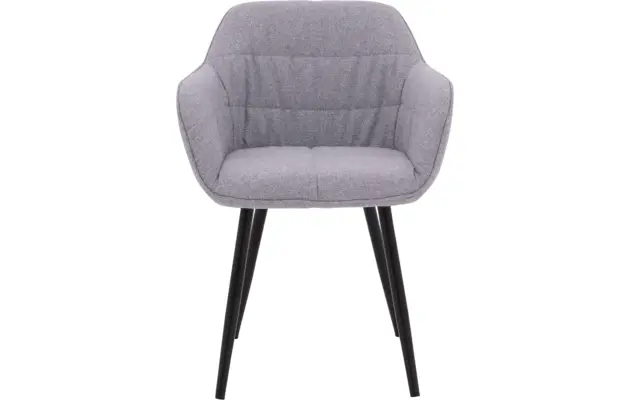 Goossens basic eetkamerstoel lize grijs stof - 8235237-goossens-basic-lize-eetkamerstoel-stof-grijs-04