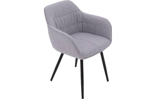 Goossens basic eetkamerstoel lize grijs stof - 8235237-goossens-basic-lize-eetkamerstoel-stof-grijs-05