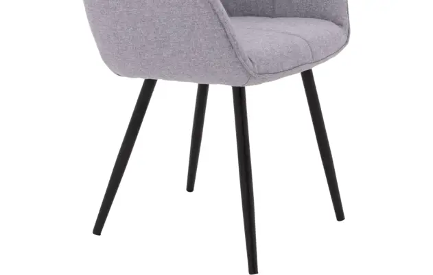 Goossens basic eetkamerstoel lize grijs stof - 8235237-goossens-basic-lize-eetkamerstoel-stof-grijs-06