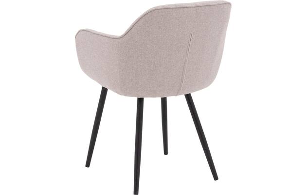 Goossens basic eetkamerstoel lize beige stof - 8235238-goossens-basic-lize-eetkamerstoel-stof-bruin-02