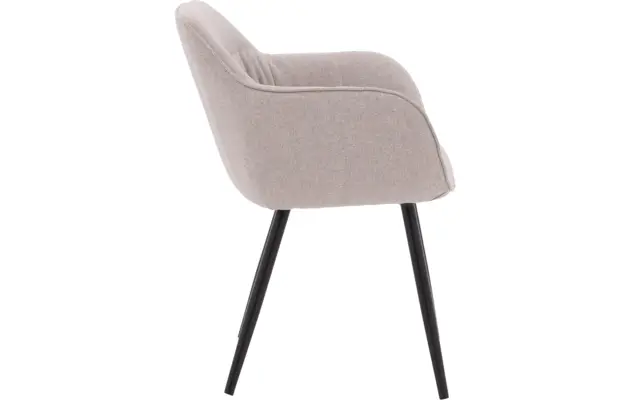 Goossens basic eetkamerstoel lize beige stof - 8235238-goossens-basic-lize-eetkamerstoel-stof-bruin-03