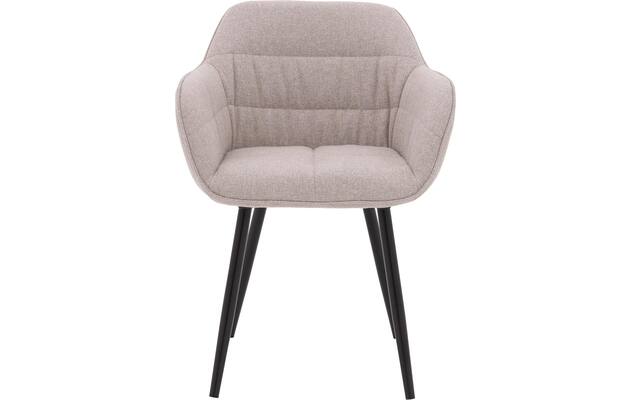 Goossens basic eetkamerstoel lize beige stof - 8235238-goossens-basic-lize-eetkamerstoel-stof-bruin-04