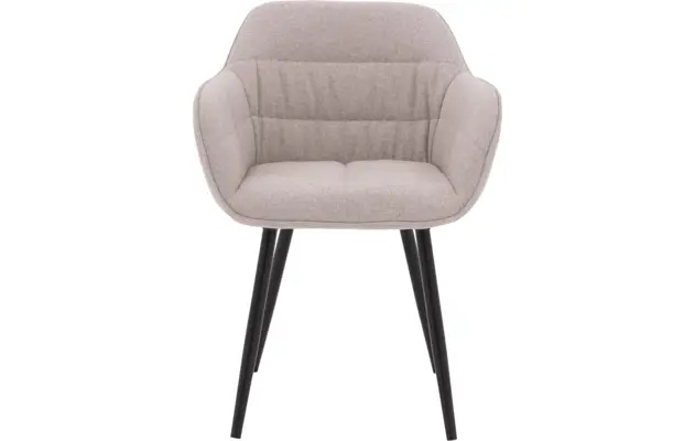 Goossens basic eetkamerstoel lize beige stof - 8235238-goossens-basic-lize-eetkamerstoel-stof-bruin-04