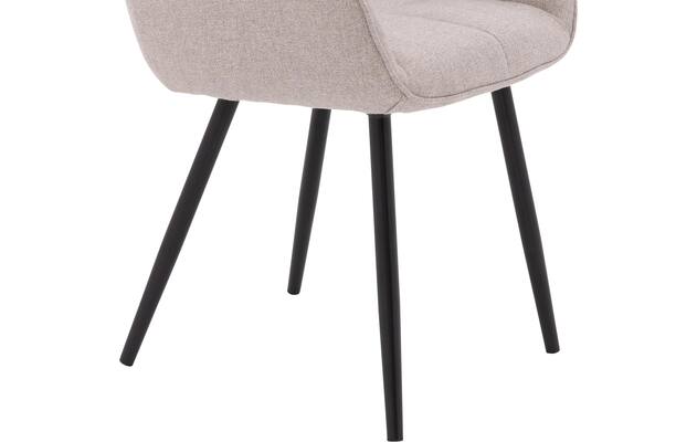 Goossens basic eetkamerstoel lize beige stof - 8235238-goossens-basic-lize-eetkamerstoel-stof-bruin-06