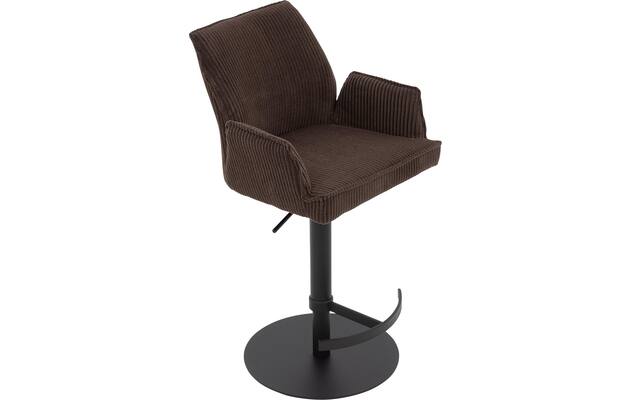 Goossens barstoel laurens bruin stof - 8235254-goossens-laurens-barstoel-stof-05