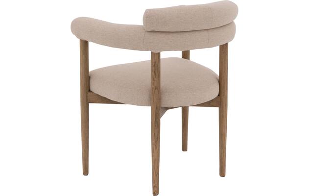 Goossens excellent eetkamerstoel splinter beige stof - 8235283-goossens-excellent-splinter-eetkamerstoel-stof-bruin-02